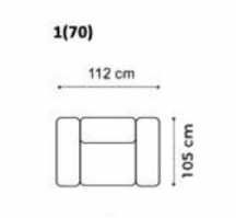Gala - Massimo - Fotel 1(70)